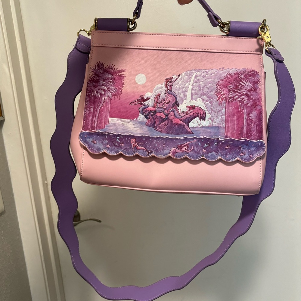 Loungefly Disney Peter Pan Mermaid Lagoon Handbag Purse